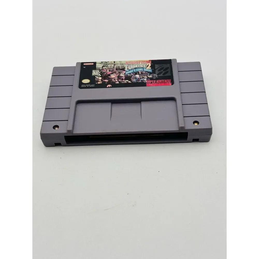 Donkey Kong Country 2 Diddy's Kong Quest (Super Nintendo SNES) Authentic Tested